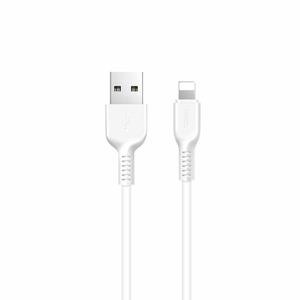 USB Ligntning кабель hoco 6957531068815 X20, белый 1.0m