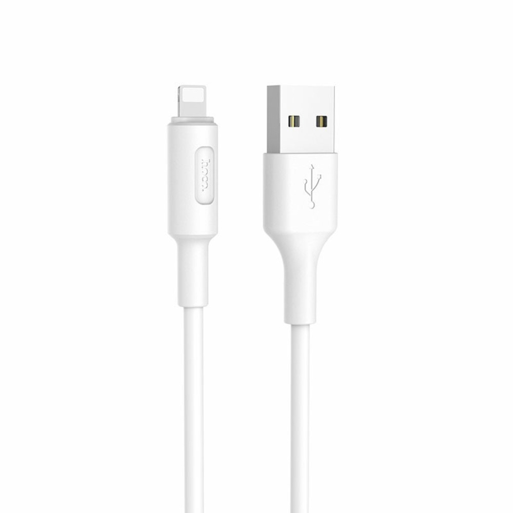 USB Ligntning кабель hoco 6957531080114 X25, белый 1.0m