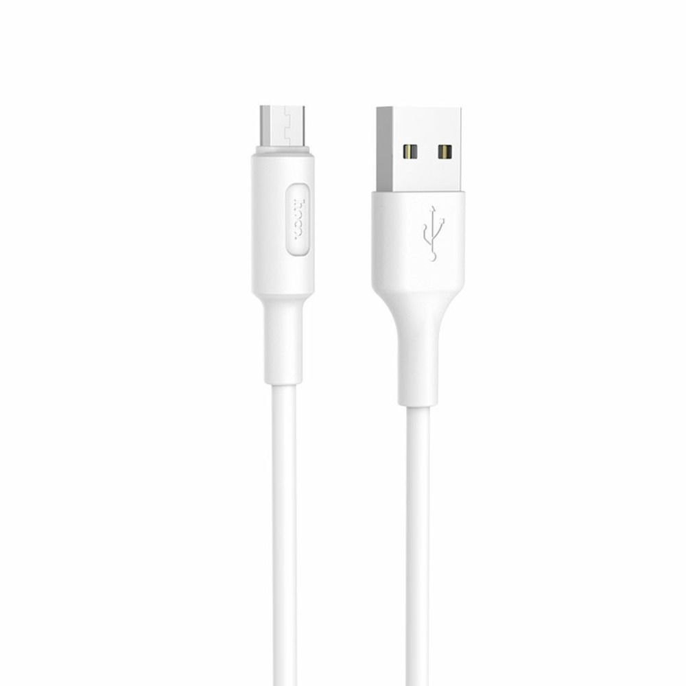 Micro USB кабель hoco 6957531080138 X25, белый 1.0m