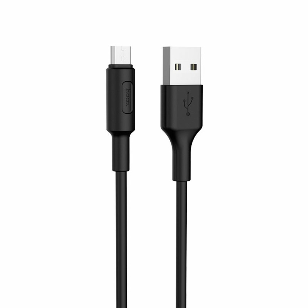 Micro USB кабель hoco 6957531080121 X25, черный 1.0m