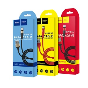 Micro USB кабель hoco 6957531080213 X26, золотой 1.0m