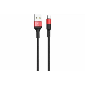 Кабель USB 2.0 Тип A - B micro hoco 6957531080220 X26, черно-красный 1.0m