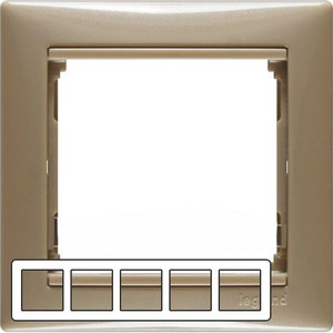 Рамка 5 постов Legrand 770025 Valena