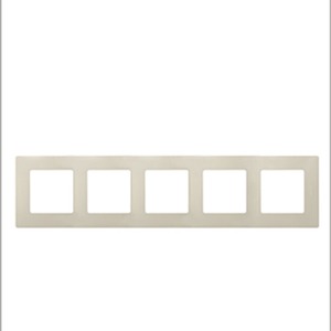 Рамка 5 постов Legrand 672515 Etika