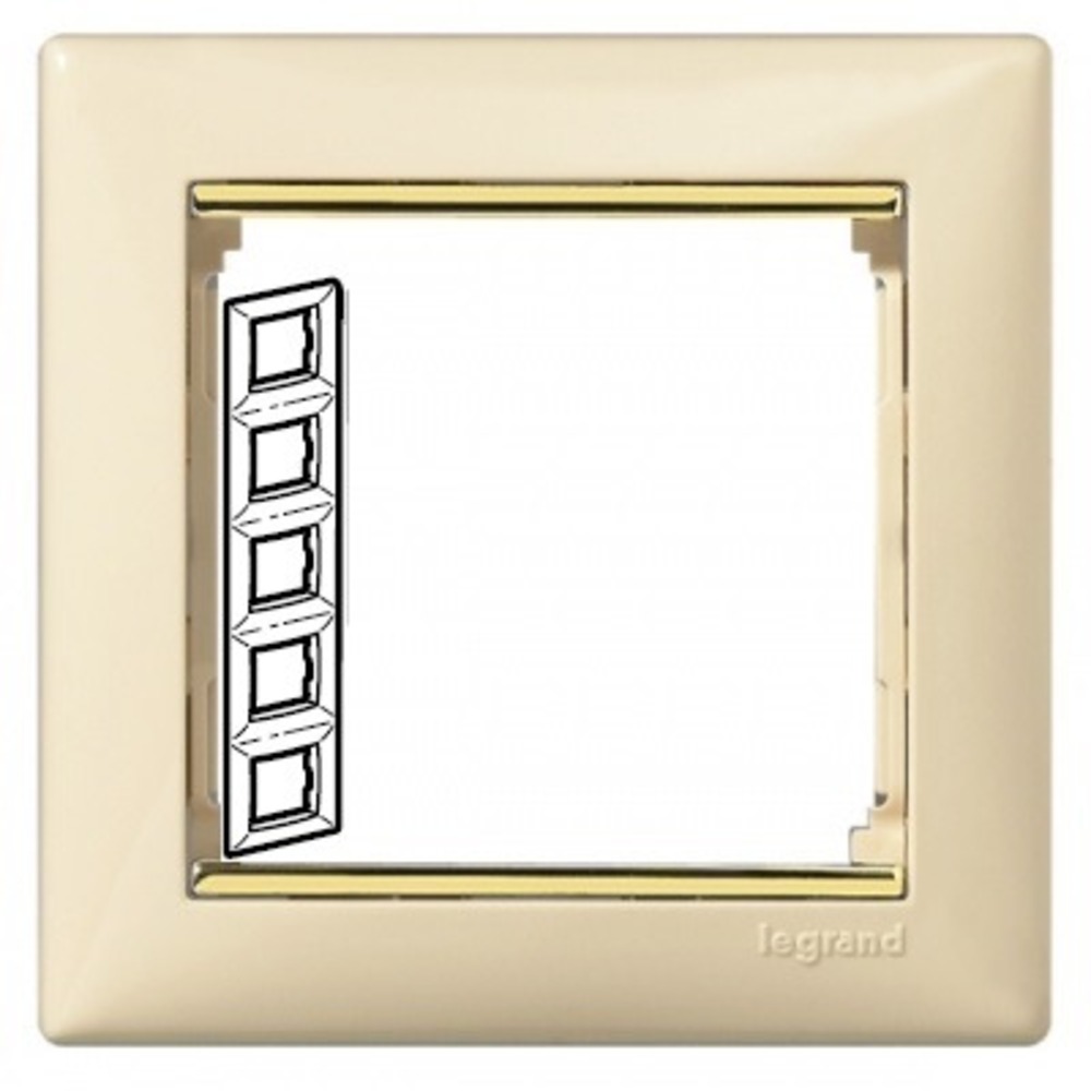 Рамка 5 постов Legrand 774159 Valena