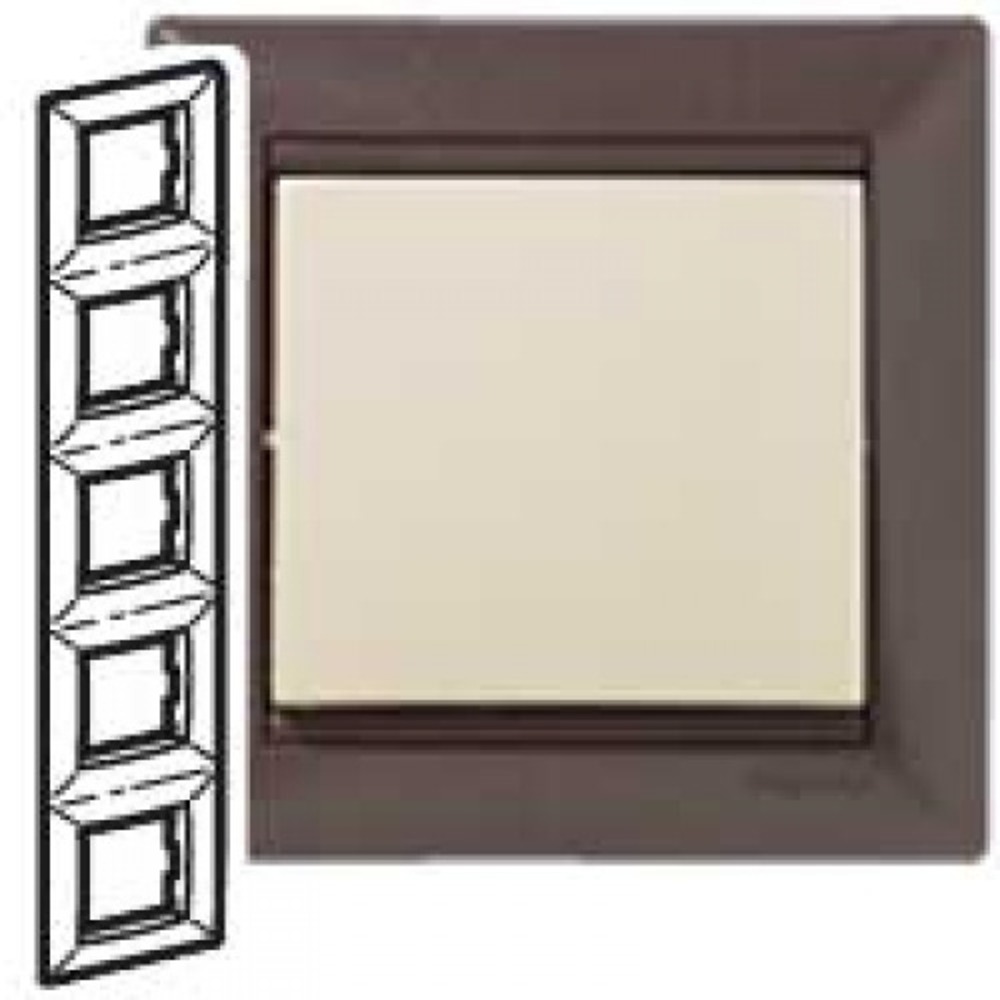 Рамка 5 постов Legrand 770009 Valena