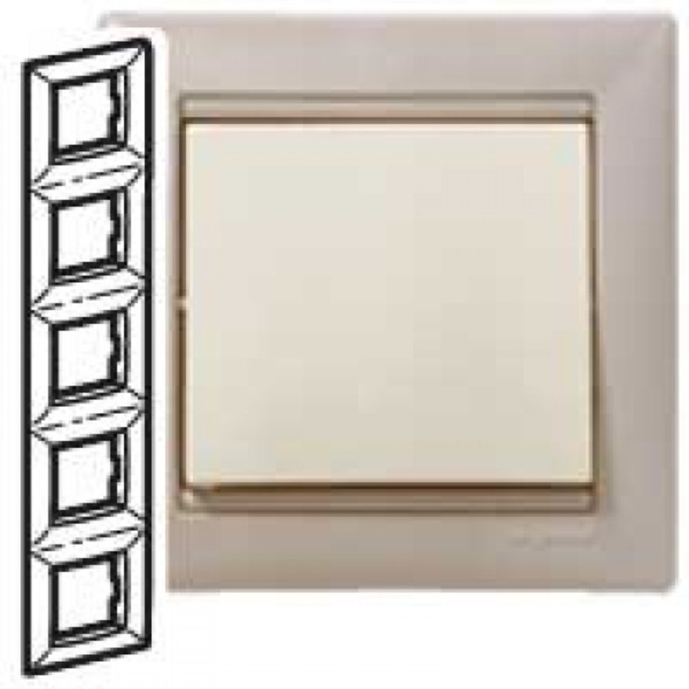 Рамка 5 постов Legrand 770029 Valena