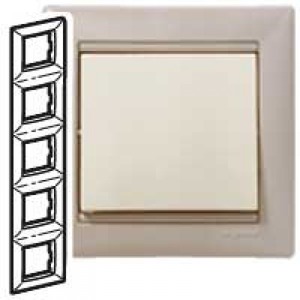 Рамка 5 постов Legrand 770029 Valena