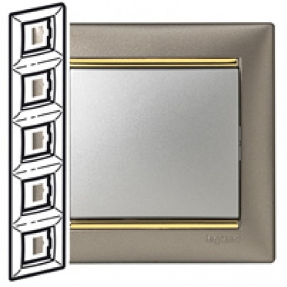 Рамка 5 постов Legrand 770369 Valena