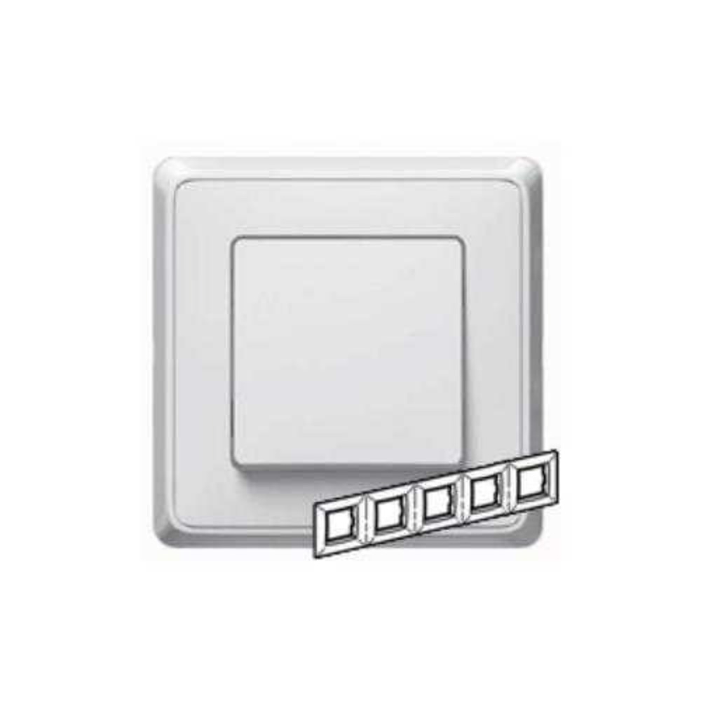 Рамка 5 постов Legrand 773655 Cariva