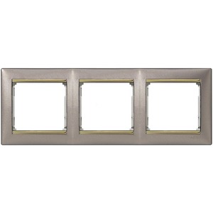 Рамка 3 поста Legrand 770363 Valena