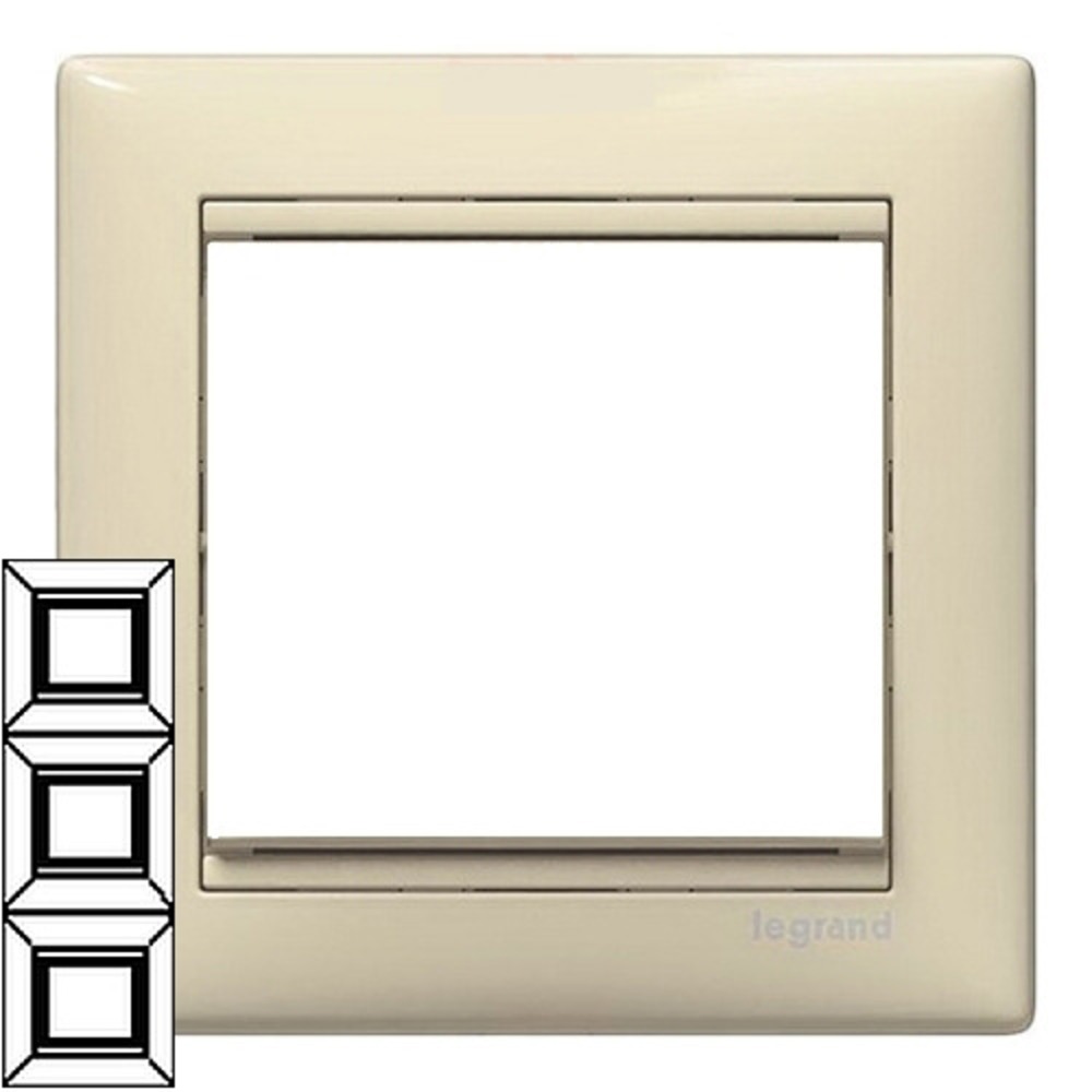 Рамка 3 поста Legrand 774357 Valena