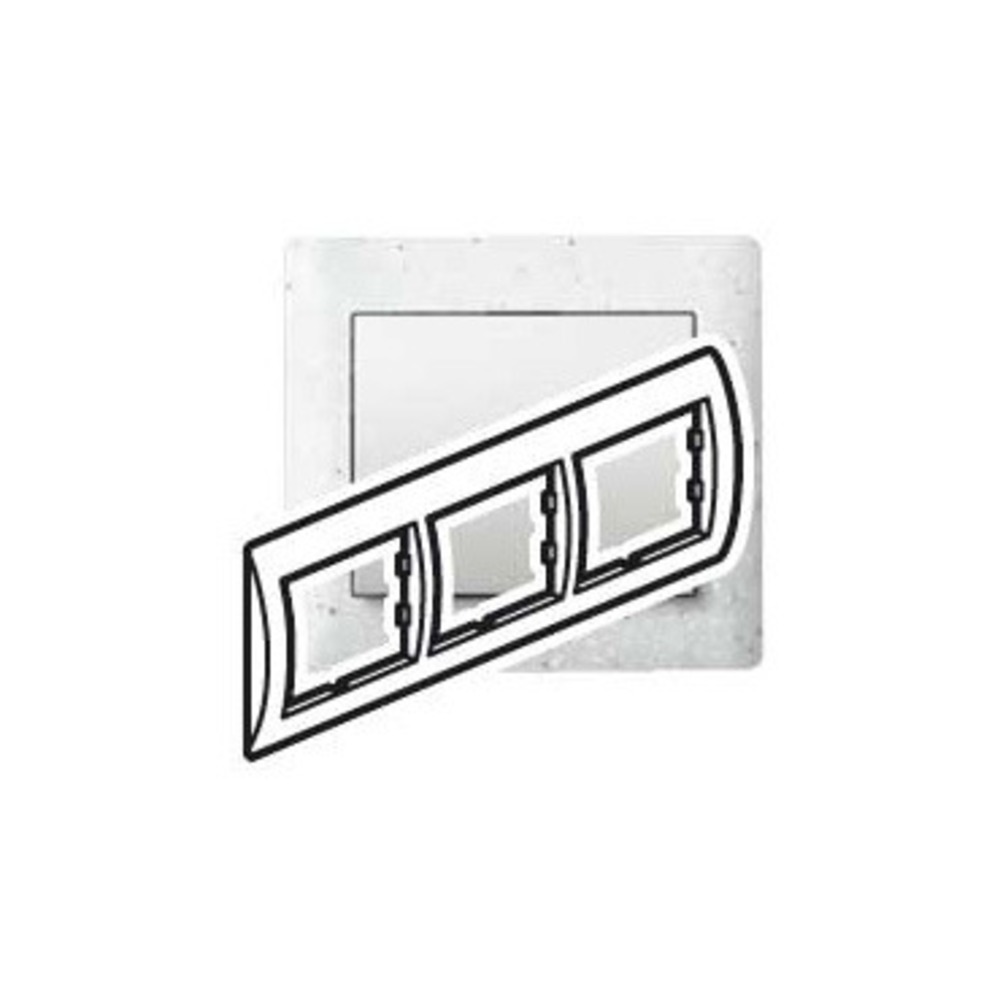 Рамка 3 поста Legrand 771713 Galea Life