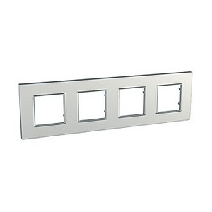 Рамка 4 поста Schneider Electric Unica Quadro Рамка 4-ая (MGU6.708.55)