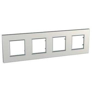 Рамка 4 поста Schneider Electric Unica Quadro Рамка 4-ая (MGU6.708.57)