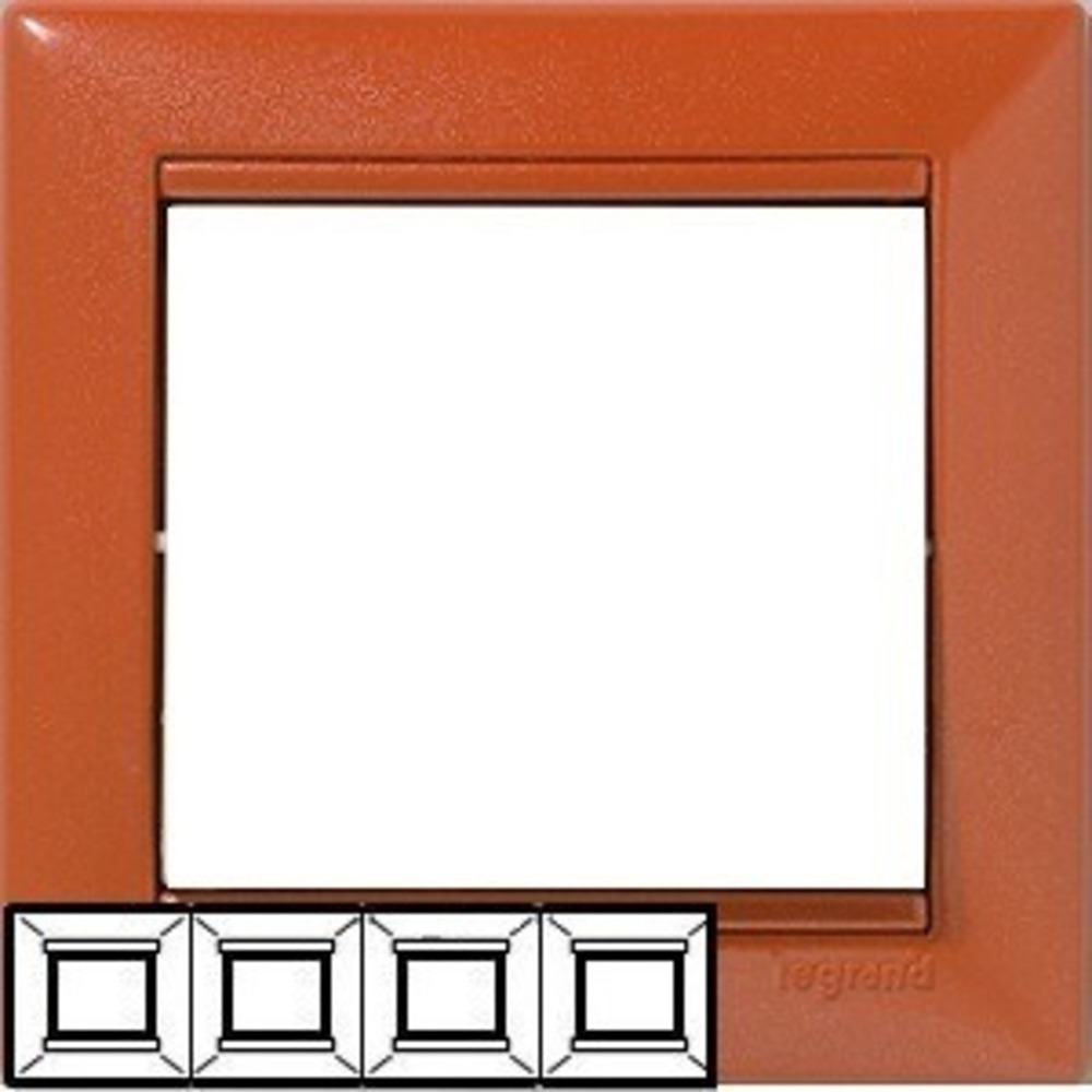Рамка 4 поста Legrand 770014 Valena