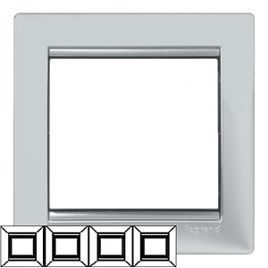 Рамка 4 поста Legrand 770154 Valena