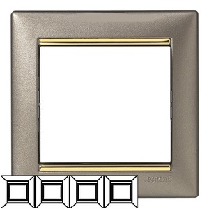 Рамка 4 поста Legrand 770364 Valena