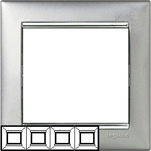 Рамка 4 поста Legrand 770354 Valena