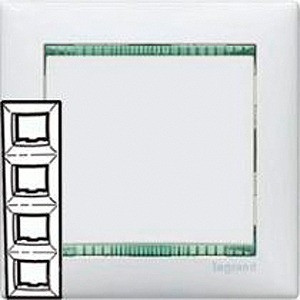 Рамка 4 поста Legrand 774468 Valena
