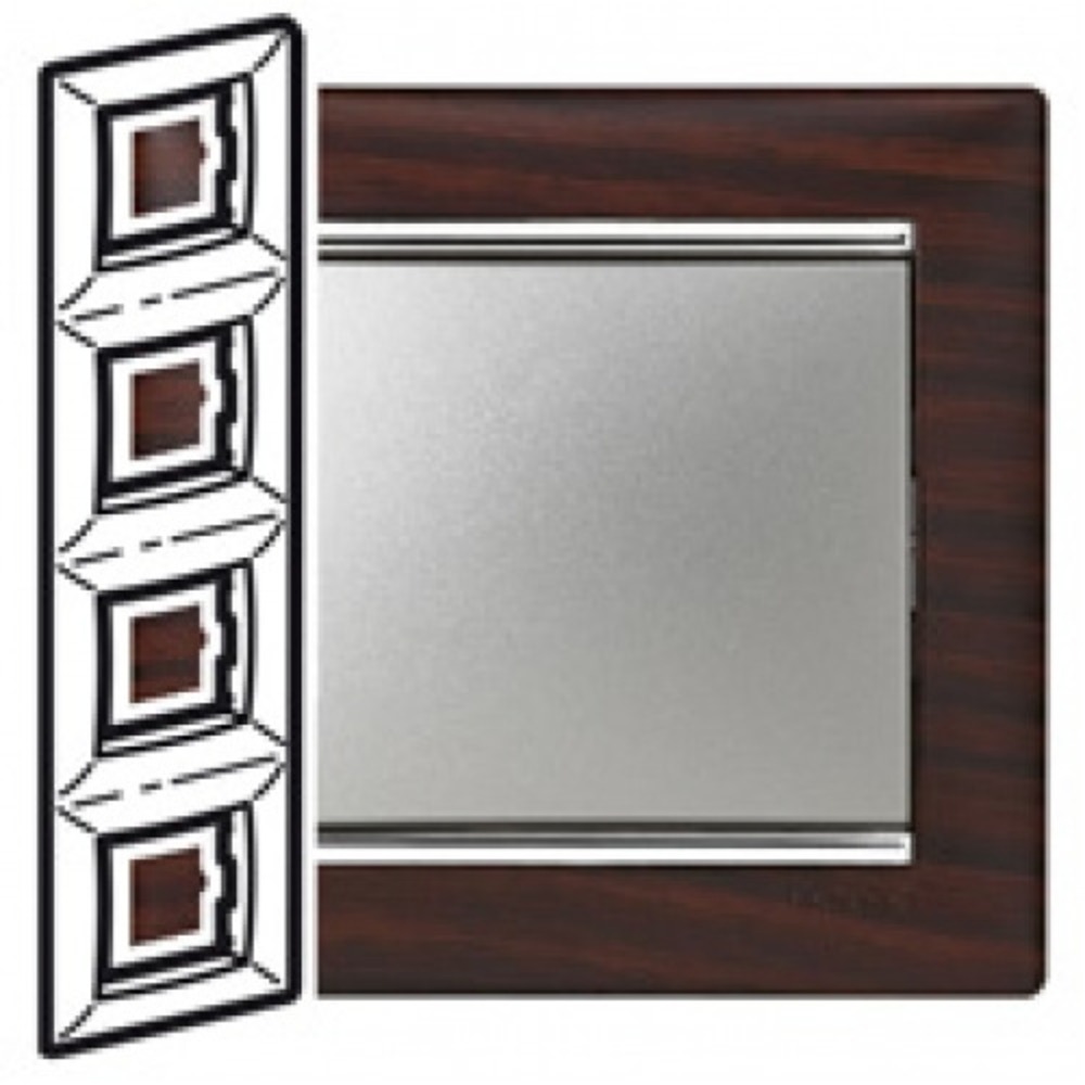 Рамка 4 поста Legrand 770378 Valena