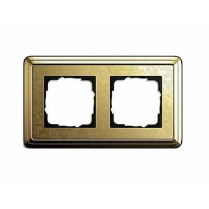 Рамка 2 поста Gira 0212671 ClassiX Art Рамка 2-местн. латунь