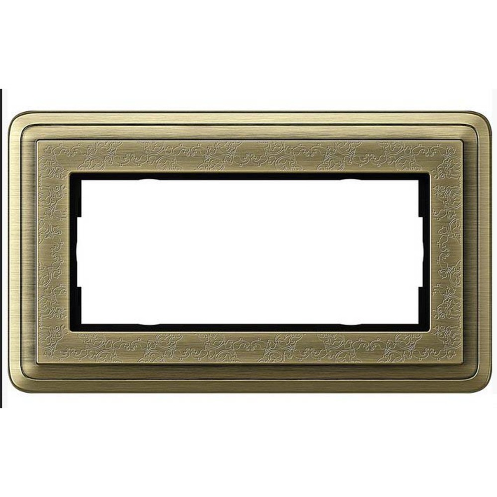 Рамка 2 поста Gira 1002661 ClassiX Art Рамка 2-местн. бронза