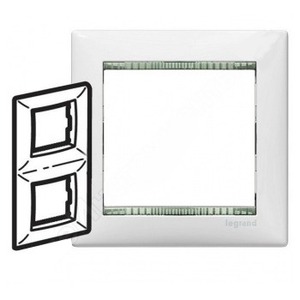 Рамка 2 поста Legrand 774466 Valena