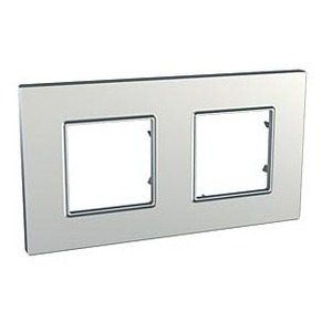 Рамка 2 поста Schneider Electric Unica Quadro Рамка 2-ая (MGU6.704.55)
