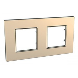 Рамка 2 поста Schneider Electric Unica Quadro Рамка 2-ая (MGU6.704.56)