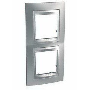 Рамка 2 поста Schneider Electric Unica Top Рамка 2-ая вертикальная (MGU66.004V.038)