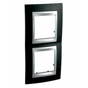 Рамка 2 поста Schneider Electric Unica Top Рамка 2-ая вертикальная (MGU66.004V.093)