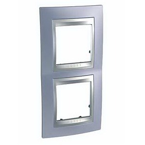Рамка 2 поста Schneider Electric Unica Top Рамка 2-ая вертикальная (MGU66.004V.098)