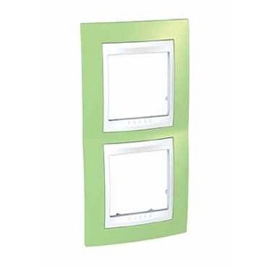 Рамка 2 поста Schneider Electric Unica Хамелеон Рамка 2-ая вертик (MGU6.004V.863)