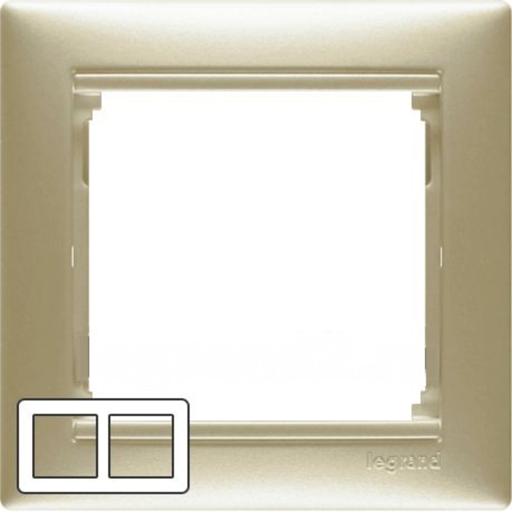 Рамка 2 поста Legrand 770482 Valena