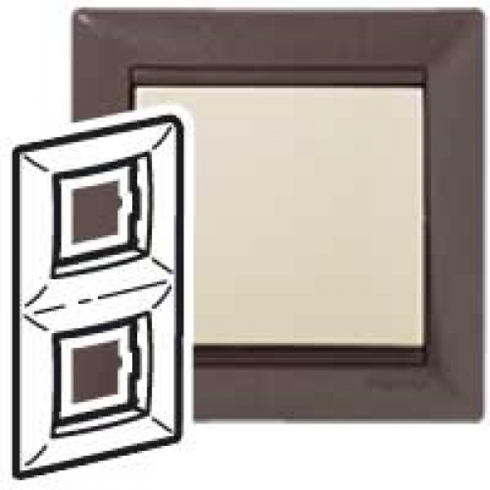 Рамка 2 поста Legrand 770006 Valena