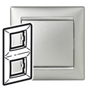Рамка 2 поста Legrand 770356 Valena