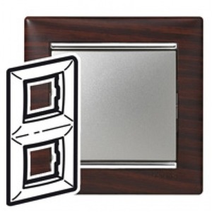 Рамка 2 поста Legrand 770376 Valena