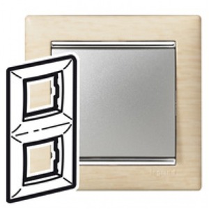 Рамка 2 поста Legrand 770386 Valena