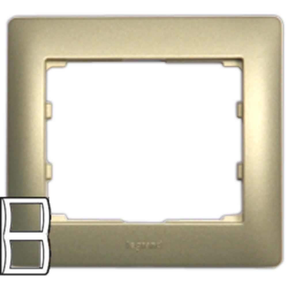 Рамка 2 поста Legrand 771406 Galea Life