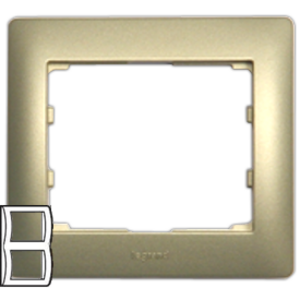 Рамка 2 поста Legrand 771406 Galea Life