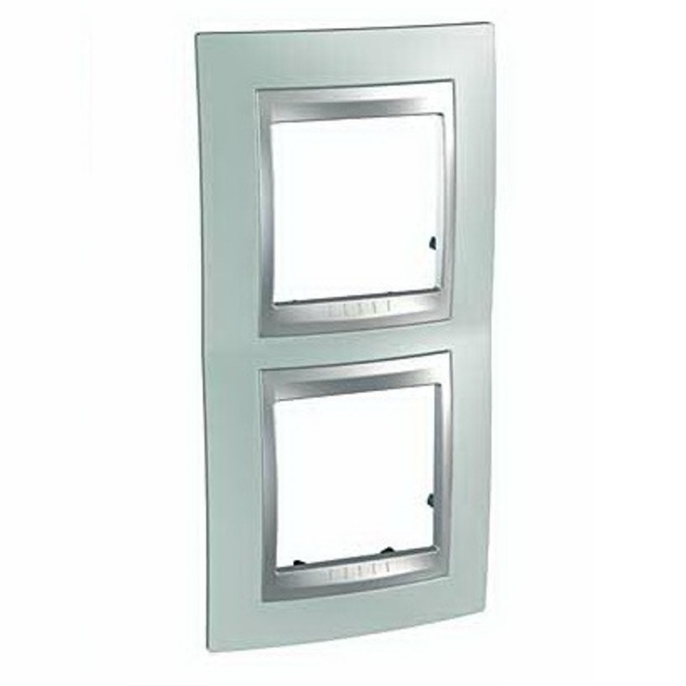 Рамка 1 пост Schneider Electric Unica Top Рамка 2-ая вертикальная (MGU66.004V.094)