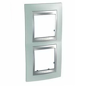 Рамка 1 пост Schneider Electric Unica Top Рамка 2-ая вертикальная (MGU66.004V.094)