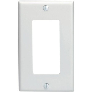 Рамка 1 пост MT Power 89507015 Decora 1-Gang Wall Plate White
