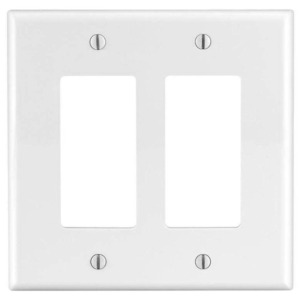 Рамка 1 пост MT Power 89507016 Decora 2-Gang Wall Plate White