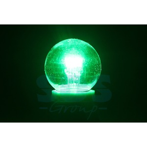Белт-лайт Neon-Night шар e27 6 LED 45мм зеленая прозрачная колба эффект лампы накаливания 405-124