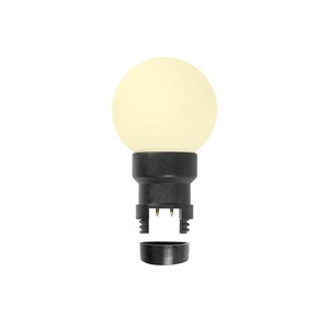 Лампа шар 6 LED вместе с патроном для белт-лайта Neon-Night 405-146 цвет ТЕПЛЫЙ БЕЛЫЙ, 45мм, белая матовая колба