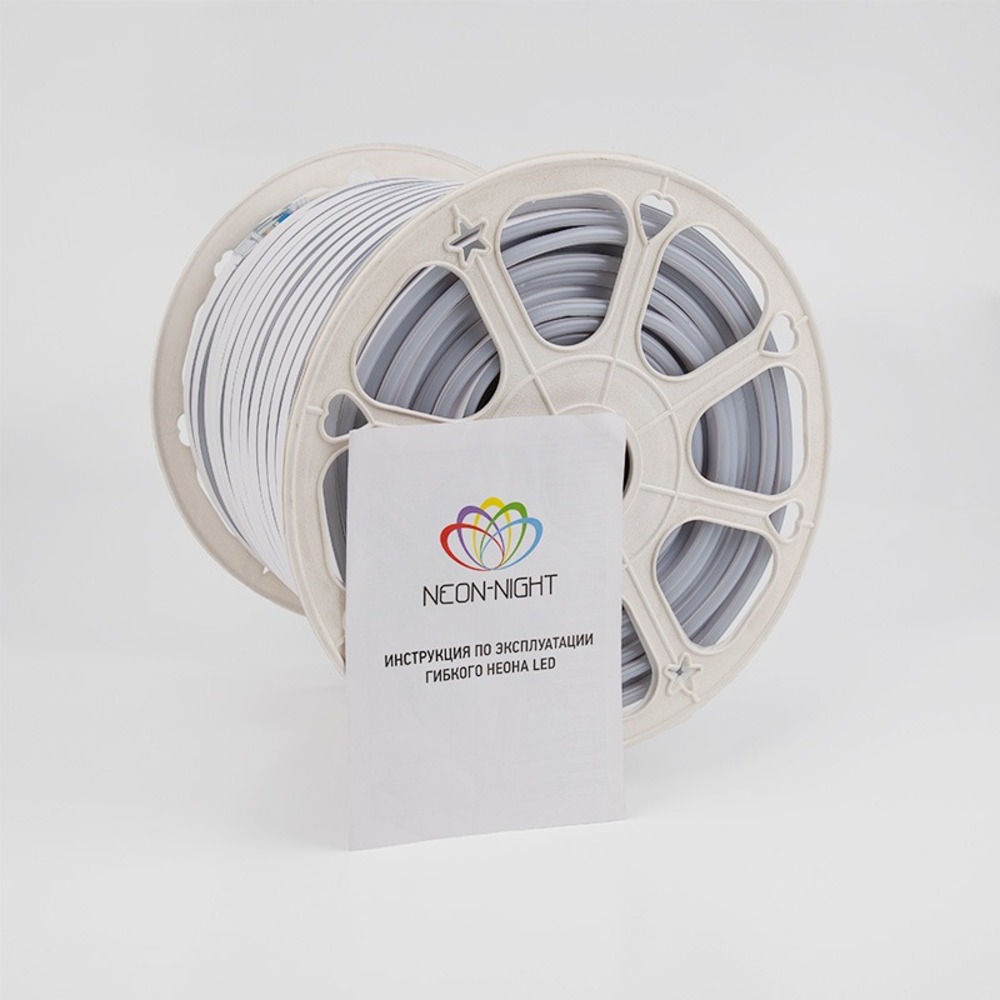 Гибкий неон Neon-Night 131-095 LED SMD 8х16 мм, двухсторонний, белый, 120 LED/м, бухта 100 м