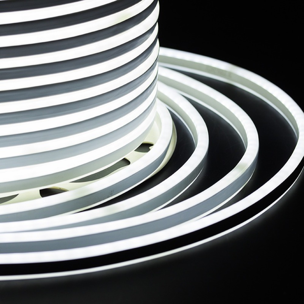 Гибкий Неон Neon-Night 131-065 LED SMD, компактный 7х12мм, двухсторонний, белый, 120 LED/м, бухта 100м