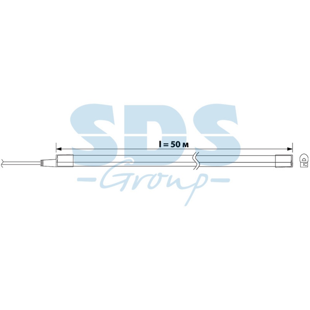 Гибкий неон Neon-Night 131-056 LED SMD 15х26 мм, ТЕПЛЫЙ БЕЛЫЙ, 120 LED/м, бухта 50м